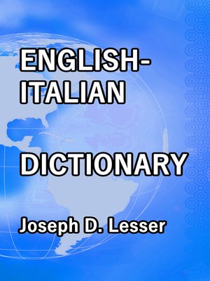 cover image of English / Italian Dictionary